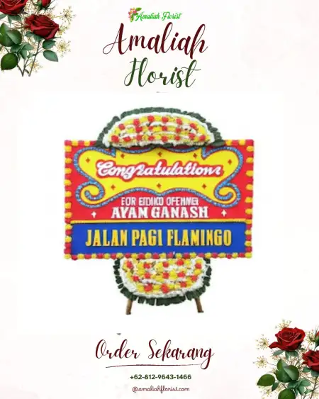 Sewa Papan Bunga Tulangan